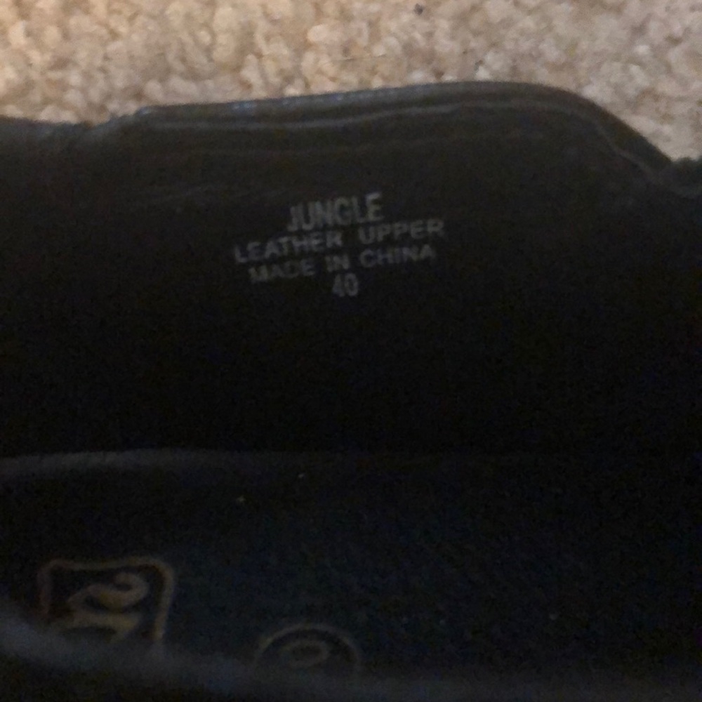 ASH | Jungle Leather Platform Sneakers Black, 40 - Picture 3 of 7